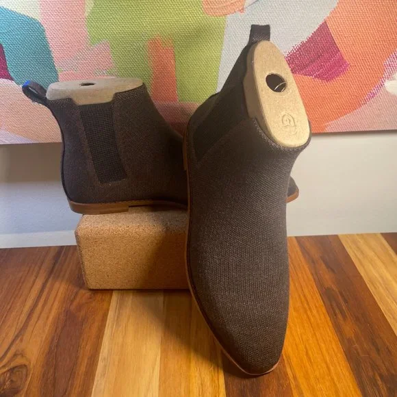 Rothy's Shoes Rothys The Merino Ankle Boots In Cocoa Brown